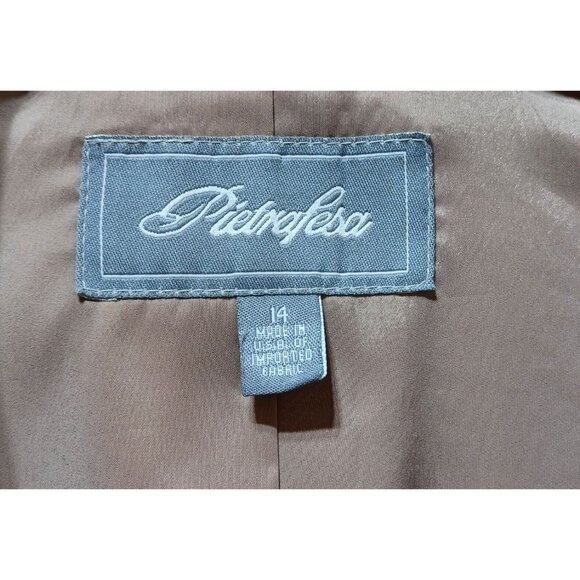 Pietrafesa Borgosesia Cashmere Blazer Womens 14 Camel/Tan Old Money Capsule - Picture 3 of 9